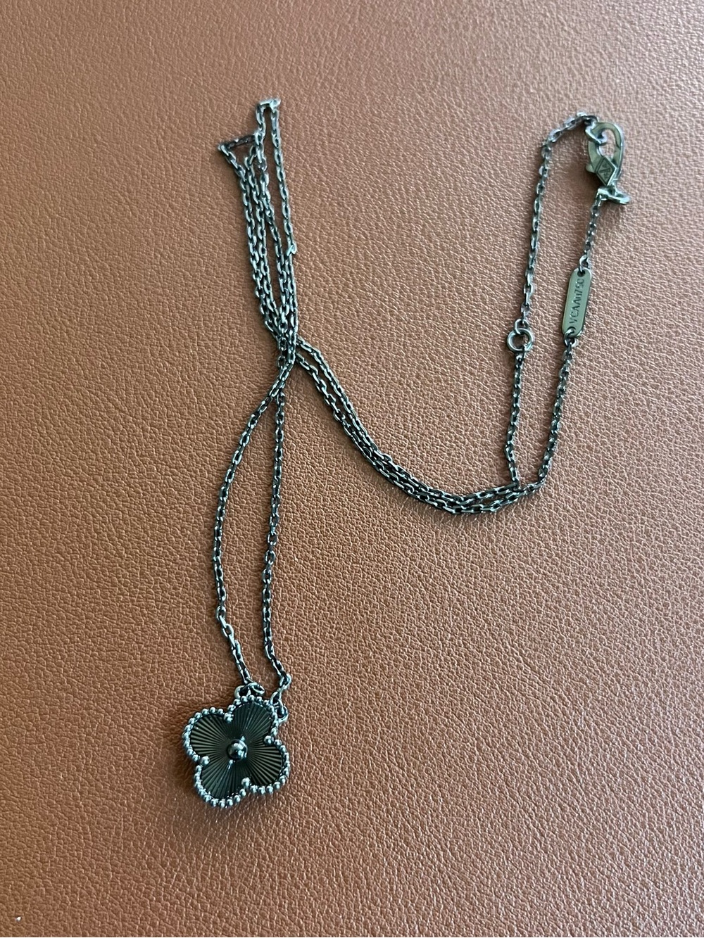 Black Clover Pendant Necklace - Picture 2 of 3